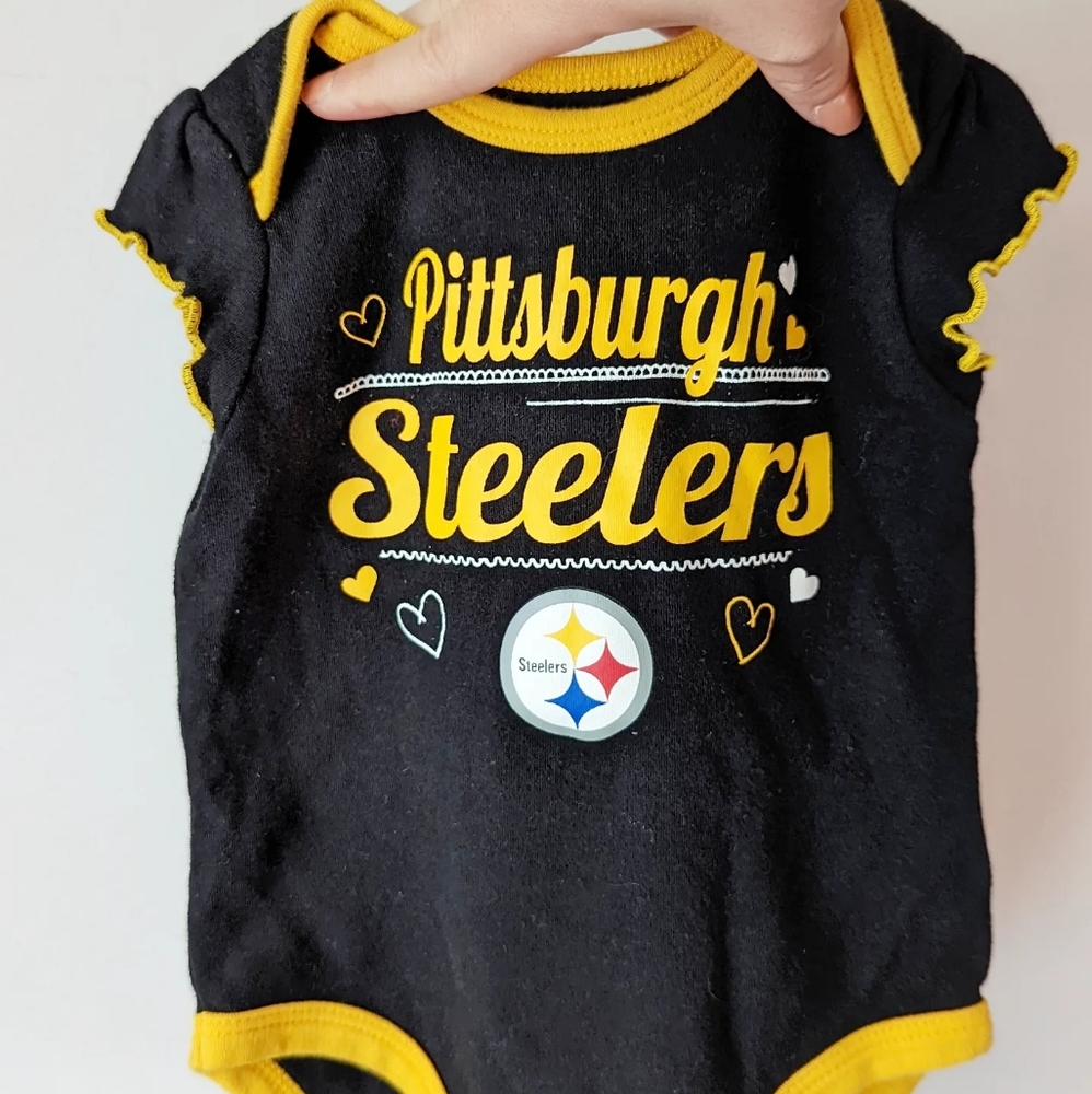 Pittsburgh Steelers Onesie 3-6 months